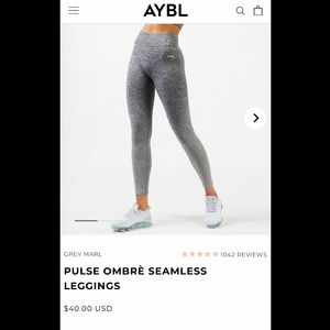 AYBL Pulse Ombré Bra and Leggings Set BRAND NEW